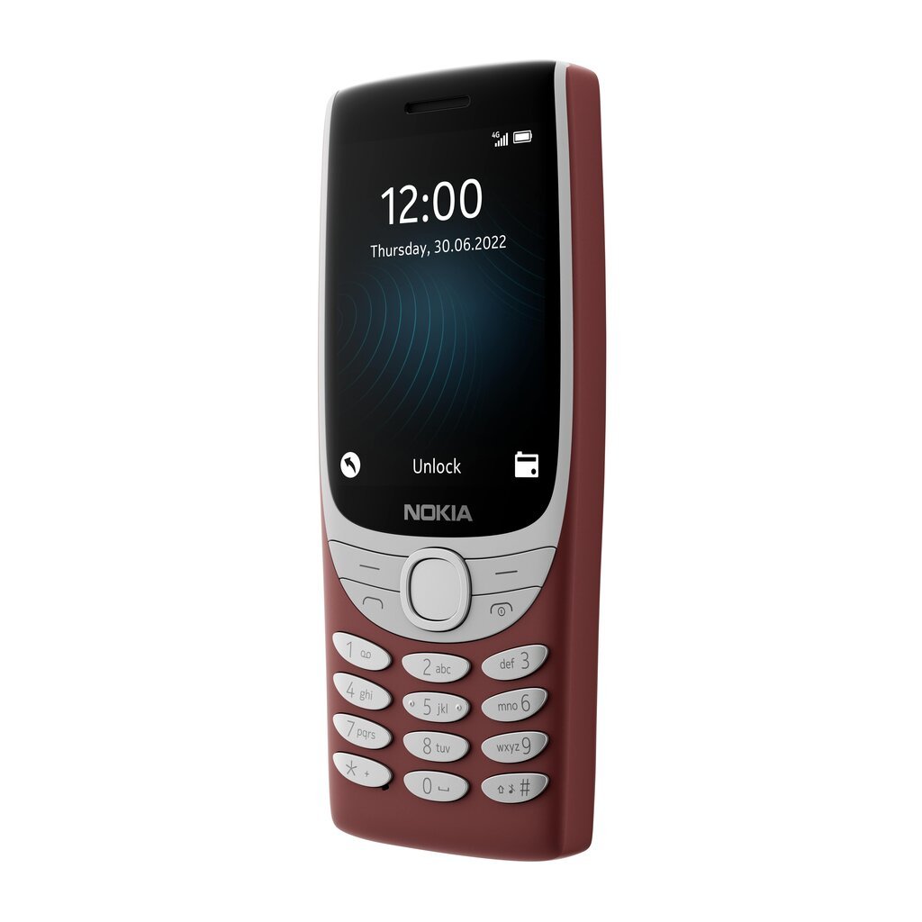 Телефон Nokia 8210 4G 128MB Dual SIM Red цена | pigu.lt