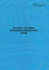 Технический паспорт конструкции, приложение 1, А4, 8 листов. цена и информация | Тетради и бумажные товары | pigu.lt
