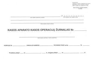 Регистр кассовых операций ЭКА, горизонтальный, А4, 2-частный вверху. цена и информация | Тетради и бумажные товары | pigu.lt