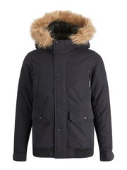 Детская куртка JACK & JONES 200 г 12212442*01, черная 5715311134294 цена и информация | Куртка для мальчика | pigu.lt