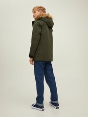 Мужская парка JACK & JONES 200 г 12212422*02, оливковая 5715311138360 цена и информация | Куртка для мальчика | pigu.lt