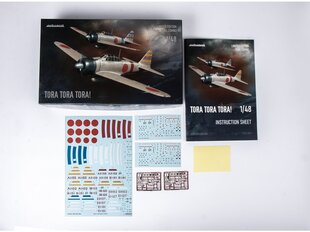 Сборная модель Eduard - TORA TORA TORA! Limited Edition / Dual Combo (Mitsubishi A6M Zero), 1/48, 11155 цена и информация | Конструкторы и кубики | pigu.lt
