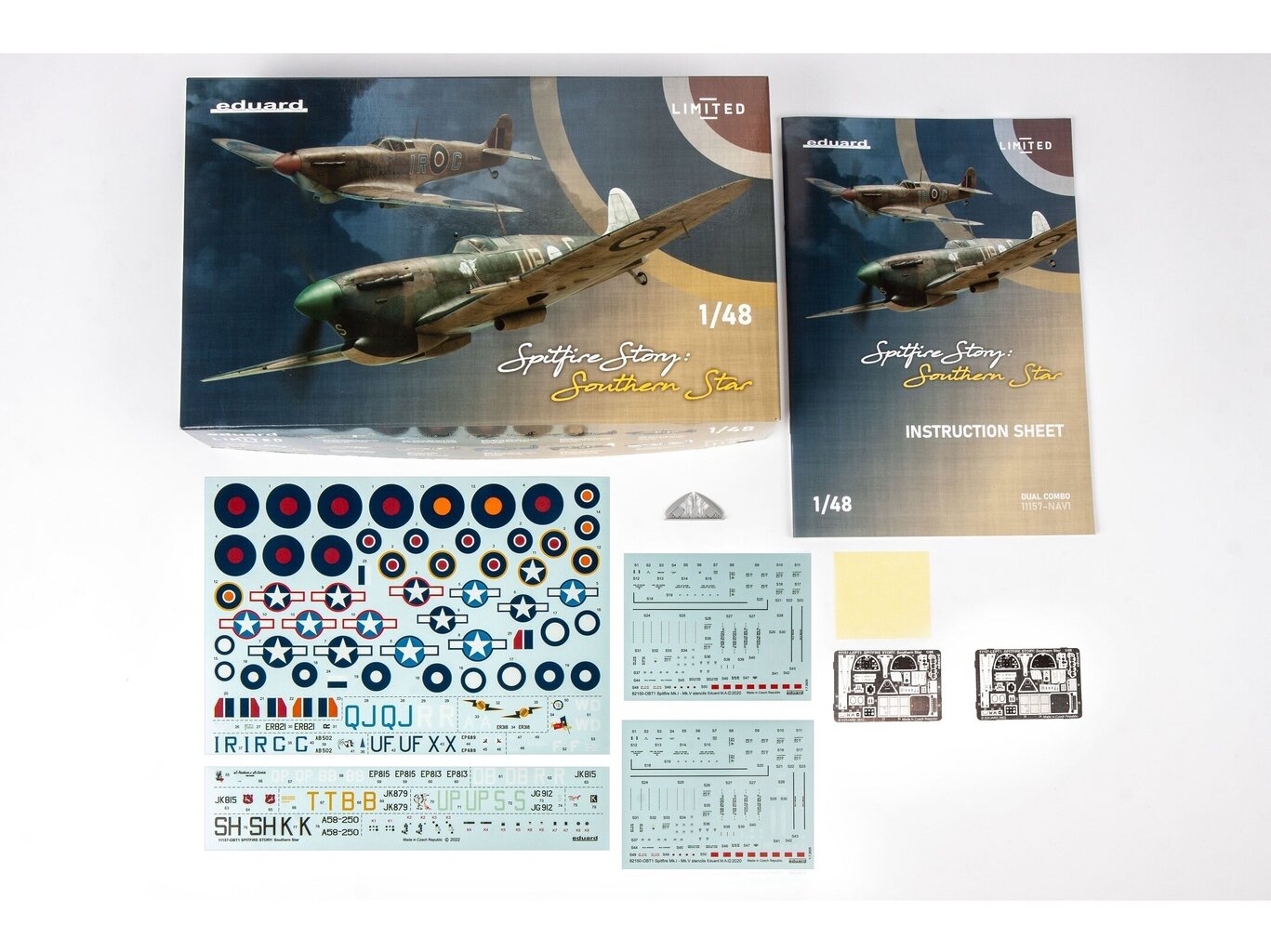 Konstruktorius Eduard - Spitfire Story: Southern Star Limited Edition / Dual Combo (Supermarine Spitfire), 1/48, 11157 kaina ir informacija | Konstruktoriai ir kaladėlės | pigu.lt