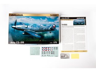Сборная модель Eduard - Avia CS-199 ProfiPack edition, 1/72, 70153 цена и информация | Конструкторы и кубики | pigu.lt