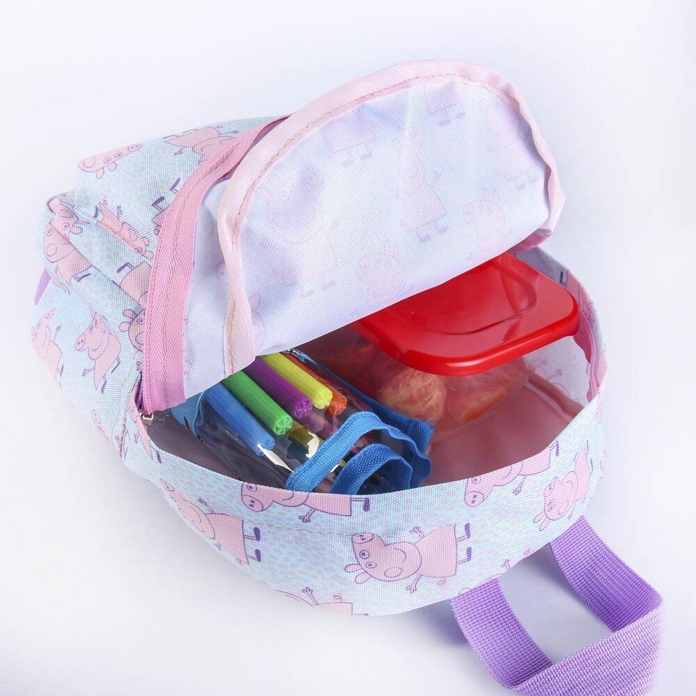 Vaikiškas krepšys Peppa Pig Rožinė (9 x 20 x 27 cm) цена и информация | Kuprinės mokyklai, sportiniai maišeliai | pigu.lt