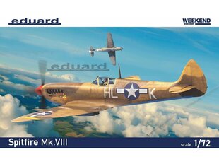 Surenkamas modelis Eduard Spitfire Mk.VIII Weekend edition, 1/72, 7462 kaina ir informacija | Konstruktoriai ir kaladėlės | pigu.lt