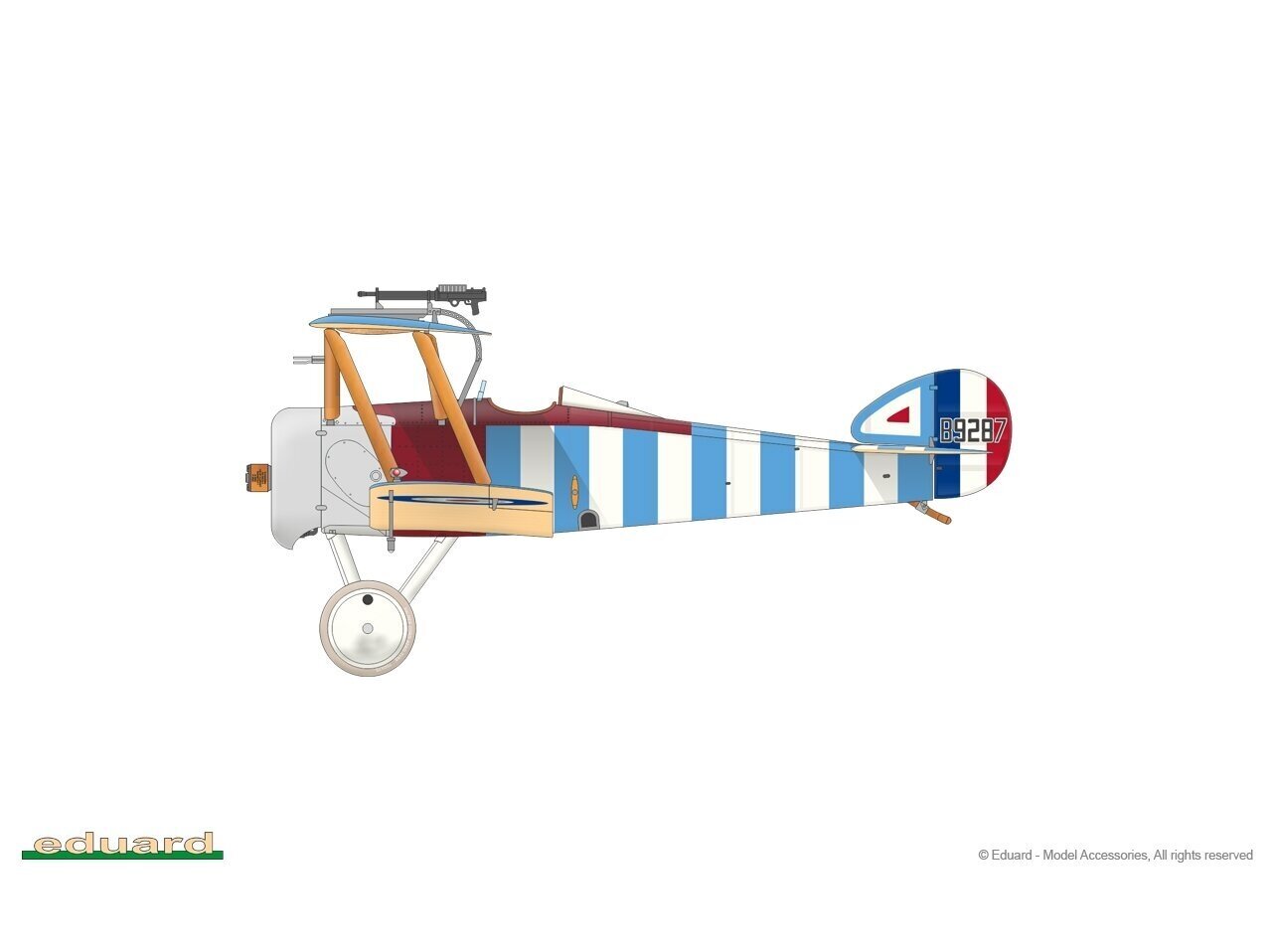 Konstruktorius Eduard - Sopwith Camel Comic ProfiPACK Edition, 1/48, 82175 kaina ir informacija | Konstruktoriai ir kaladėlės | pigu.lt