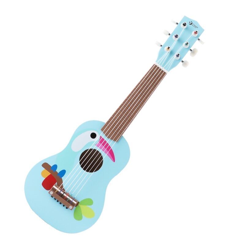 Medinė gitara vaikams Classic world, mėlyna kaina ir informacija | Lavinamieji žaislai | pigu.lt
