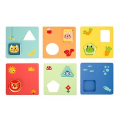 Medinė dėlionė Montessori - Gyvūnai kaina ir informacija | Lavinamieji žaislai | pigu.lt