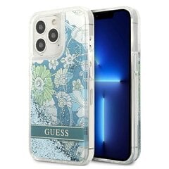 Guess GUHCP13LLFLSN skirtas iPhone 13 Pro / 13 6.1", žalias kaina ir informacija | Telefono dėklai | pigu.lt