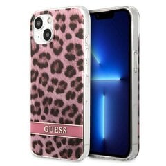 Guess Case GUHCP13MHSLEOP iPhone 13 6,1", rožinis kaina ir informacija | Telefono dėklai | pigu.lt