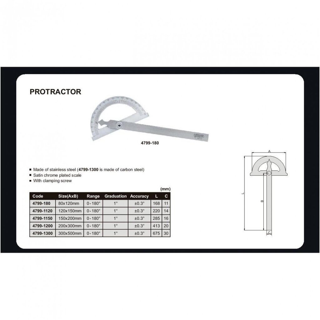 Matlankis Insize (120x150 mm) kaina ir informacija | Mechaniniai įrankiai | pigu.lt