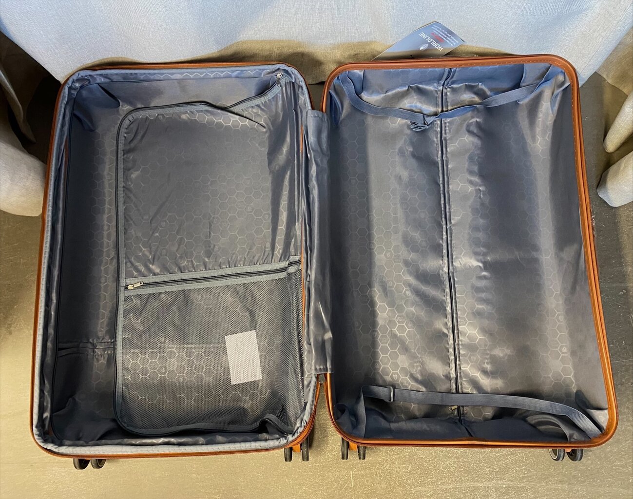 Mažas kelioninis lagaminas Airtex, šampano spalvos, 629/S kaina ir informacija | Lagaminai, kelioniniai krepšiai | pigu.lt