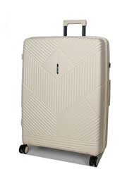 Большой дорожный чемодан Airtex, бежевый, 639/л цена и информация | Чемоданы, дорожные сумки  | pigu.lt