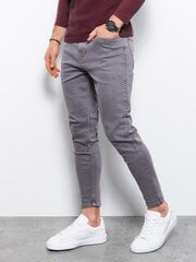 Мужские джинсы Омбре P1058, графит цена и информация | Мужские брюки | pigu.lt