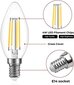 LED žvakė C35 5W E14, rinkinys 3 vnt kaina ir informacija | Įmontuojami šviestuvai, LED panelės | pigu.lt