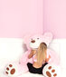 Didelis Pliušinis Meškiukas Bobo 200 Cm, Rožinis, Minkštas Žaislas kaina ir informacija | Minkšti (pliušiniai) žaislai | pigu.lt