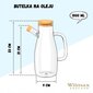 Wilmax aliejaus butelis, 1000 ml kaina ir informacija | Virtuvės įrankiai | pigu.lt
