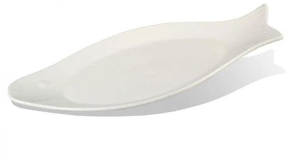 Lėkštė žuvies patiekalams patiekti, 31,5 cm, porcelianinė цена и информация | Indai, lėkštės, pietų servizai | pigu.lt