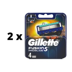 Бритвенные головки Gillette Fusion Proglide Manual, 4 шт. х 2 упаковки упаковка цена и информация | Косметика и средства для бритья | pigu.lt