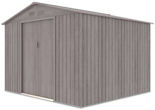 Metalinis įrankių namelis HUDSON 9x8 light wood kaina ir informacija | Sodo nameliai, malkinės, pastogės | pigu.lt