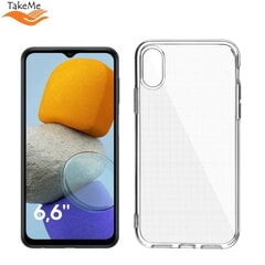 TakeMe Clear serijos skaidrus 2 mm plono galinio dangtelio dėklas Samsung Galaxy M23 5G (M236B) / A23 5G kaina ir informacija | Telefono dėklai | pigu.lt