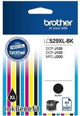 Brother LC529XLBK Black kaina ir informacija | Kasetės rašaliniams spausdintuvams | pigu.lt