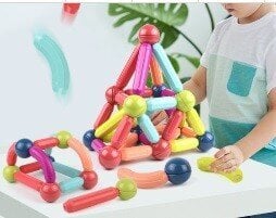 Магнитные блоки для самых маленьких 25 элементов цена и информация | Развивающие игрушки | pigu.lt