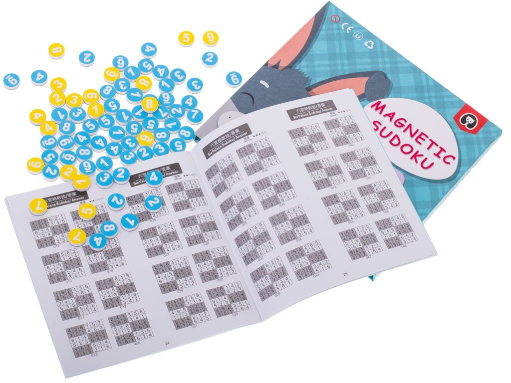 Dėlionės žaidimas magnetinis sudoku kaina ir informacija | Lavinamieji žaislai | pigu.lt