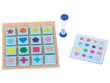 Medinis dėlionės stalo žaidimas atminties vaisiai ir formos kaina ir informacija | Lavinamieji žaislai | pigu.lt