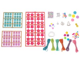 Бусины для изготовления браслетов из букв Набор XXL 630el цена и информация | Игрушки для девочек | pigu.lt