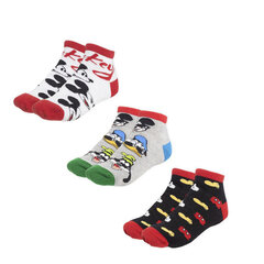 Носки Mickey Mouse Унисекс 3 пар Разноцветный цена и информация | Мужские носки | pigu.lt