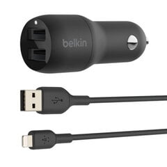 Автомобильное зарядное устройство Belkin BOOST↑CHARGE цена и информация | Зарядные устройства для телефонов | pigu.lt