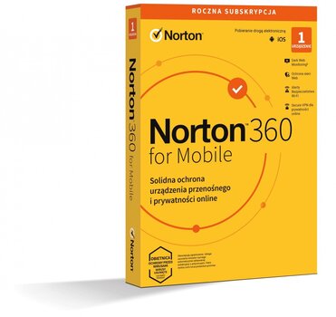 Norton 360 mobilusis PL 1 vartotojas, 1 įrenginys, 1 metai 21426915 kaina ir informacija | Antivirusinės programos | pigu.lt