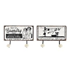 DKD Home Decor  Vintage (23 x 6 x 12 cm) (2 ) цена и информация | Вешалки для одежды | pigu.lt