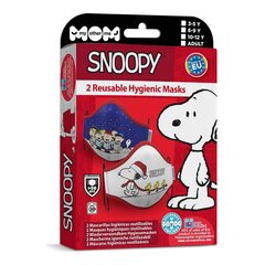 Higieninė veido kaukė My Other Me Snoopy, 10-12 metų vaikams, 2 vnt. kaina ir informacija | Pirmoji pagalba | pigu.lt