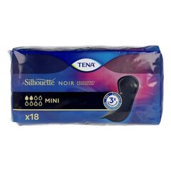 Įklotai Silhouette Noir Mini Tena, 18 vnt цена и информация | Тампоны, гигиенические прокладки для критических дней, ежедневные прокладки | pigu.lt