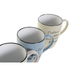 DKD Home Decor puodelis, 480 ml, 4 vnt. kaina ir informacija | Taurės, puodeliai, ąsočiai | pigu.lt