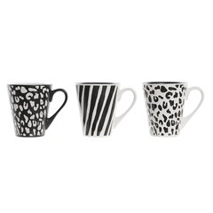 Кружка Mug DKD Home Decor Джунгли, 360 мл, 3 шт. цена и информация | Стаканы, фужеры, кувшины | pigu.lt