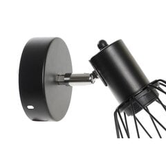 Настенный светильник DKD Home Decor, чёрный металл 220 В 50 Вт (15 x 20 x 22 см) цена и информация | Настенные светильники | pigu.lt