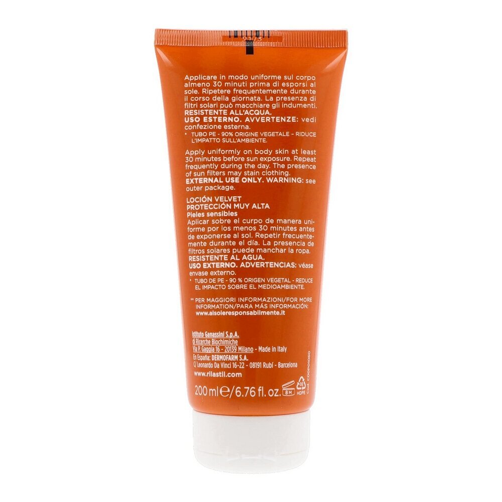 Pienelis nuo saulės Rilastil Sun System Spf 50+, 200 ml kaina ir informacija | Kremai nuo saulės | pigu.lt