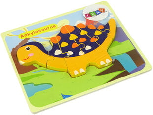 Medinė dėlionė - Dinozauras kaina ir informacija | Žaislai kūdikiams | pigu.lt
