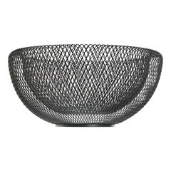 DKD Home Decor vaisių dubuo metalinis 2 vnt. 25 x 25 x 12 cm kaina ir informacija | Indai, lėkštės, pietų servizai | pigu.lt