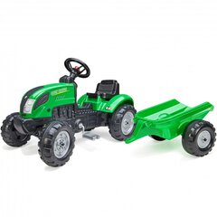 Minamas pedalais traktorius su priekaba kaina ir informacija | Žaislai berniukams | pigu.lt
