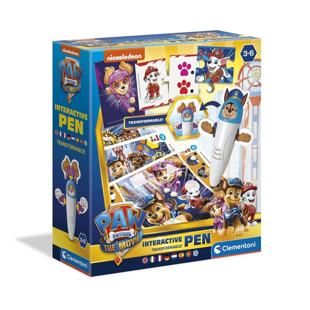 Настольная игра The Paw Patrol Interactive Transformable Pen  ES-EN-FR-IT-PT-NL-GR цена | pigu.lt