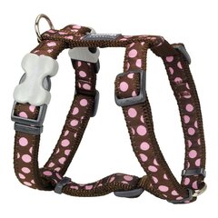 Упряжь для собак Red Dingo Style Розовый Родинка 46-76 cm цена и информация | Ошейники, подтяжки для собак | pigu.lt