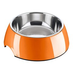 Кормушка для собак Hunter Нержавеющая сталь меламин Оранжевый (18,5 x 18,5 x 9,5 cm) цена и информация | Миски, ящики для корма | pigu.lt