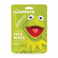 Маска для лица Mad Beauty The Muppets Kermit, огурец, 25 мл цена и информация | Маски для лица, патчи для глаз | pigu.lt