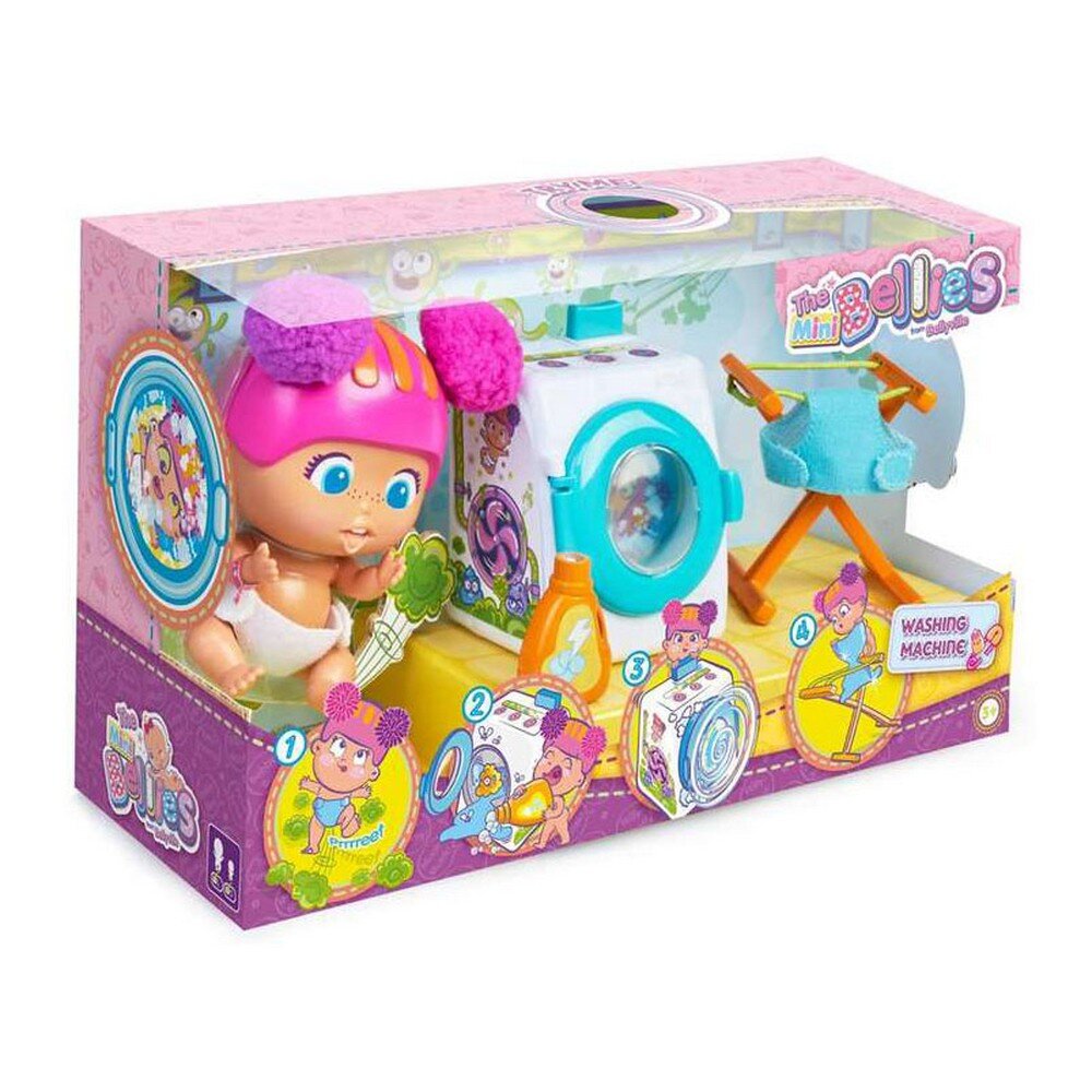 Kūdikio lėlė Famosa Mini Hula Washing Machine kaina ir informacija | Žaislai mergaitėms | pigu.lt