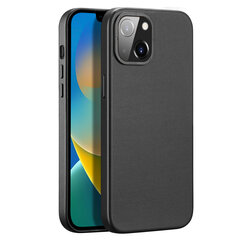 Dux Ducis Grit Leather iPhone 14 Plus Black kaina ir informacija | Telefono dėklai | pigu.lt